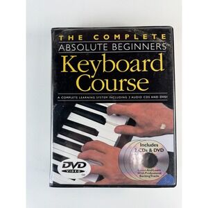 Complete Absolute Beginners Keyboard Course Book‎ 2 CDs DVD Ben Parker Amsco